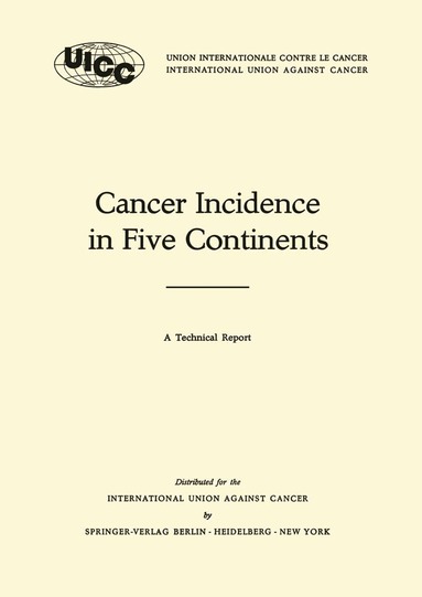Richard Doll, P. Payne, J. Waterhouse - Cancer Incidence in Five Continents, Häftad