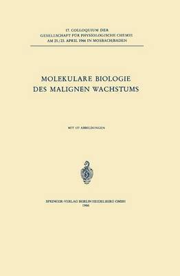 Molekulare Biologie des Malignen Wachstums 1