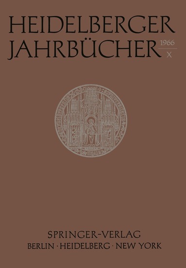 Kenneth A. Loparo, Universitäts-Gesellschaft - Heidelberger Jahrbücher X, Häftad