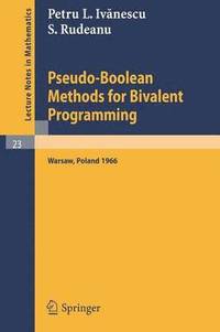 bokomslag Pseudo-Boolean Methods for Bivalent Programming