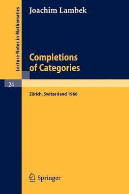 Completions of Categories 1