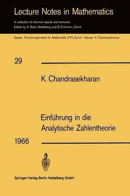 bokomslag Einfhrung in die Analytische Zahlentheorie