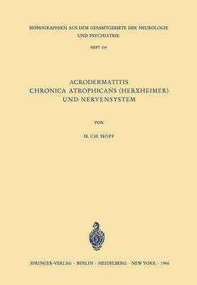 bokomslag Acrodermatitis Chronica Atrophicans (Herxheimer) und Nervensystem