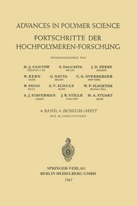 bokomslag Fortschritte der Hochpolymeren Forschung