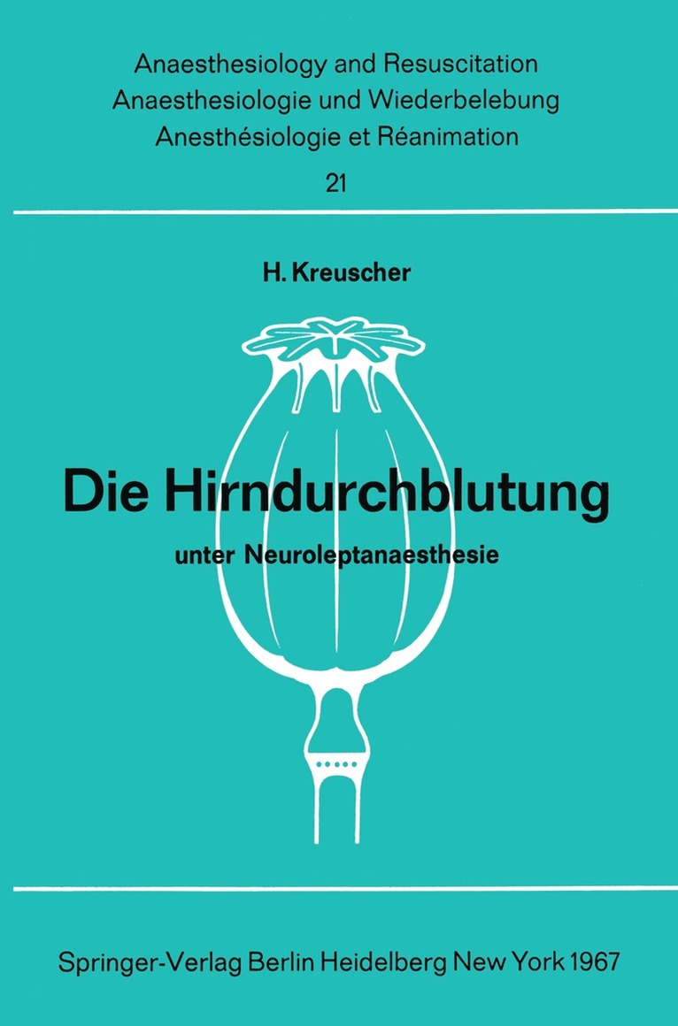 Die Hirndurchblutung unter Neuroleptanaesthesie