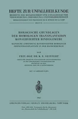 bokomslag Biologische Grundlagen der Homologen Transplantation Konservierter Bindegewebe