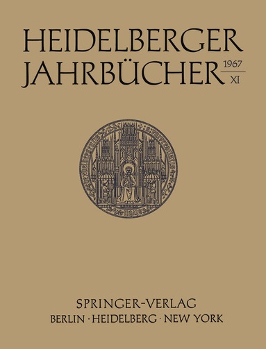 Kenneth A. Loparo, Universitäts-Gesellschaft Heidelberg - Heidelberger Jahrbücher, Häftad