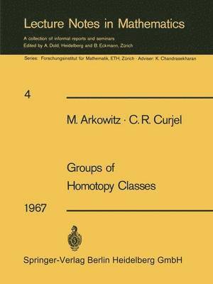Groups of Homotopy Classes 1