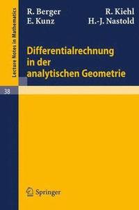 bokomslag Differentialrechnung in der analytischen Geometrie
