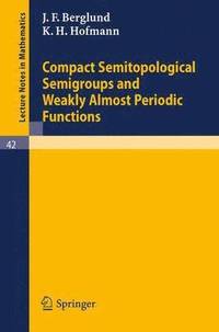 bokomslag Compact Semitopological Semigroups and Weakly Almost Periodic Functions