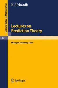 bokomslag Lectures on Prediction Theory