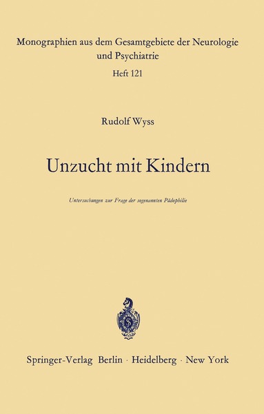 bokomslag Unzucht mit Kindern