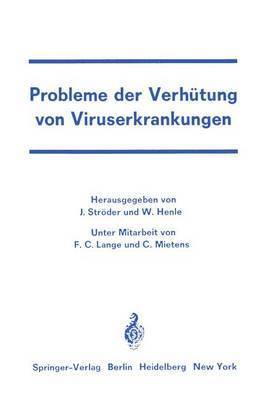 bokomslag Probleme der Verhütung von Viruserkrankungen