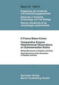 bokomslag Comparative Enzyme Histochemical Observations on Submammalian Brains