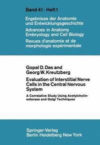 bokomslag Evaluation of Interstitial Nerve Cells in the Central Nervous System