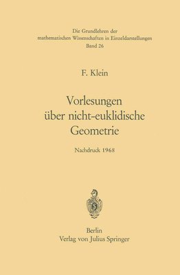 Vorlesungen Uber Nicht-Euklidische Geometrie 1