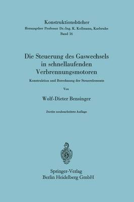 bokomslag Die Steuerung des Gaswechsels in schnellaufenden Verbrennungsmotoren