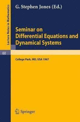 Seminar on Differential Equations and Dynamical Systems 1