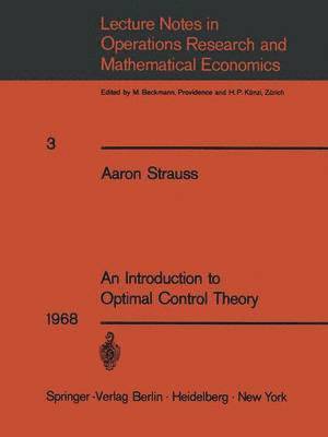 bokomslag Introduction to Optimal Control Theory