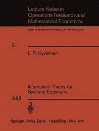 bokomslag Information Theory for Systems Engineers