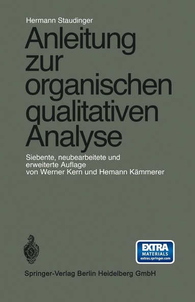 bokomslag Anleitung zur organischen qualitativen Analyse