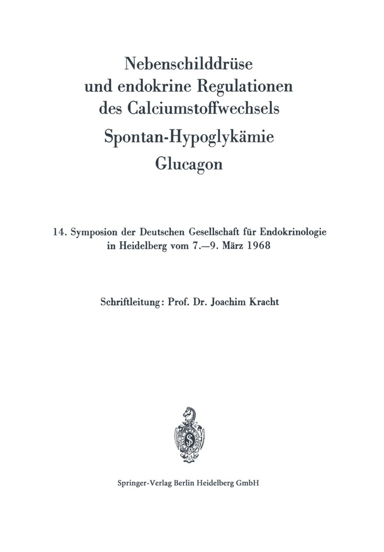 Nebenschilddrüse und endokrine Regulationen des Calciumstoffwechsels