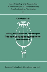 bokomslag Planung, Organisation und Einrichtung von Intensivbehandlungseinheiten am Krankenhaus