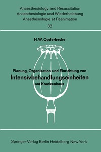 bokomslag Planung, Organisation und Einrichtung von Intensivbehandlungseinheiten am Krankenhaus