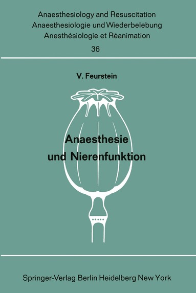 bokomslag Anaesthesie und Nierenfunktion