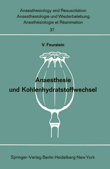 bokomslag Anaesthesie und Kohlenhydratstoffwechsel