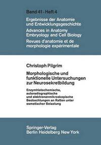 bokomslag Morphologische und funktionelle Untersuchungen zur Neurosekretbildung