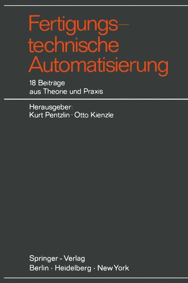 bokomslag Fertigungstechnische Automatisierung