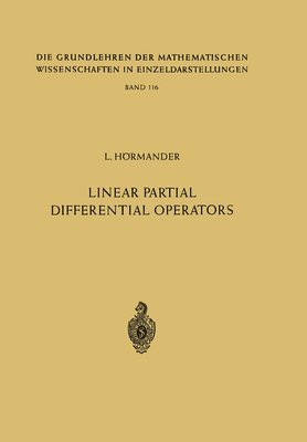 Linear Partial Differential Operators. 1