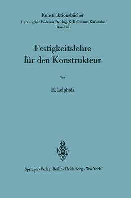 bokomslag Festigkeitslehre für den Konstrukteur