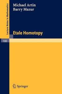 bokomslag Etale Homotopy