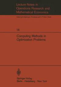 bokomslag Computing Methods in Optimization Problems