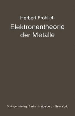 bokomslag Elektronentheorie der Metalle