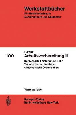 Arbeitsvorbereitung II 1