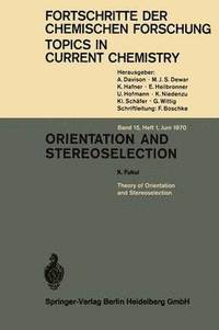bokomslag Orientation and Stereoselection