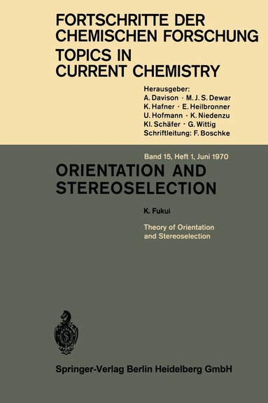 Kendall N. Houk, Christopher A. Hunter, Michael J. Krische, Jean-Marie Lehn, Steven V. Ley, Massimo Olivucci, Joachim Thiem, Margherita Venturi, Pierre Vogel, Chi-Huey Wong, Henry N. C. Wong, Hisashi Yamamoto - Orientation and Stereoselection, Häftad