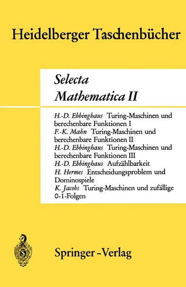 bokomslag Selecta Mathematica II