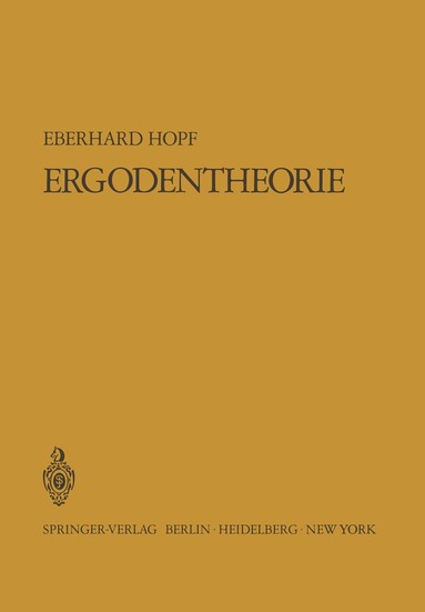 Eberhard Hopf - Ergodentheorie, Häftad