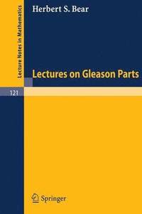 bokomslag Lectures on Gleason Parts