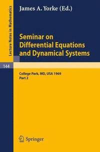 bokomslag Seminar on Differential Equations and Dynamical Systems