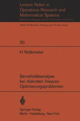 Sensitivittsanalyse bei diskreten linearen Optimierungsproblemen 1