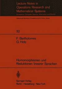 bokomslag Homomorphismen und Reduktionen linearer Sprachen