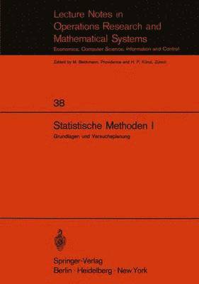 E. Walter - Statistische Methoden I, Häftad
