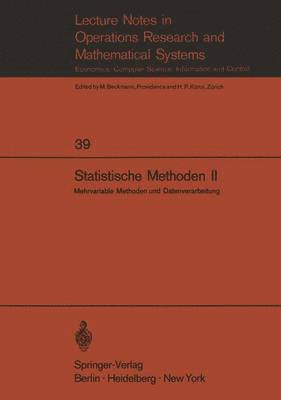 bokomslag Statistische Methoden II