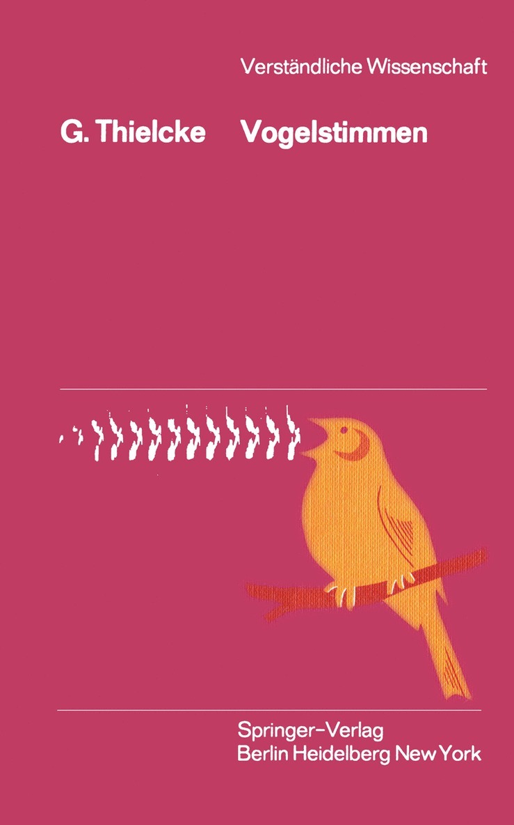 G. Thielcke - Vogelstimmen, Häftad