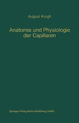 bokomslag Anatomie und Physiologie der Capillaren